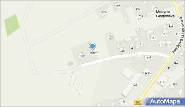 Pogwizdów, Pogwizdów, 108b, mapa Pogwizdów