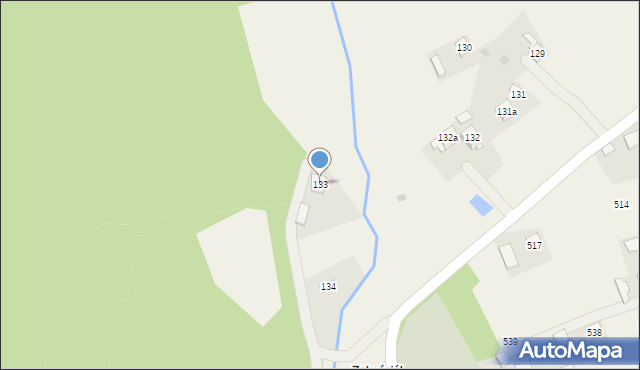 Pogwizdów, Pogwizdów, 133, mapa Pogwizdów