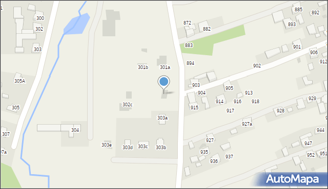 Pogwizdów, Pogwizdów, 302a, mapa Pogwizdów