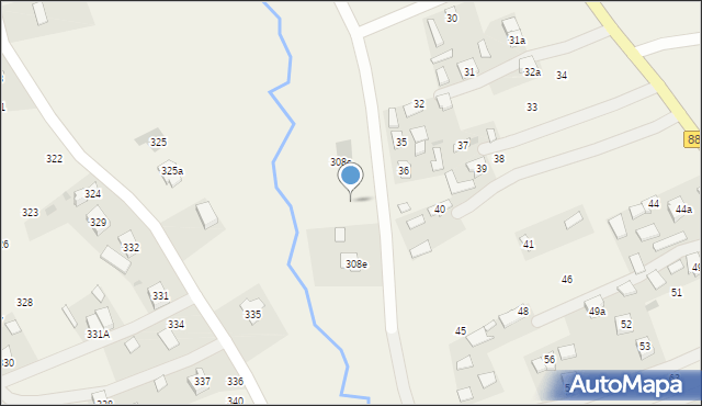 Pogwizdów, Pogwizdów, 308d, mapa Pogwizdów