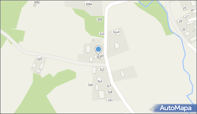 Pogwizdów, Pogwizdów, 312, mapa Pogwizdów