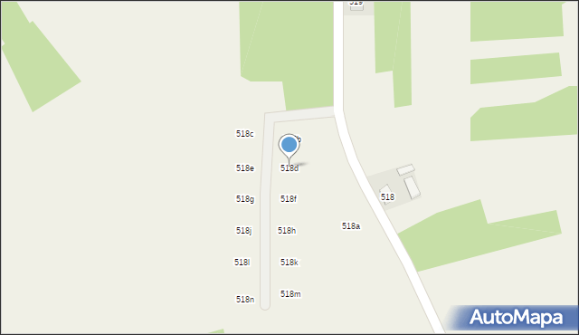 Pogwizdów, Pogwizdów, 518d, mapa Pogwizdów