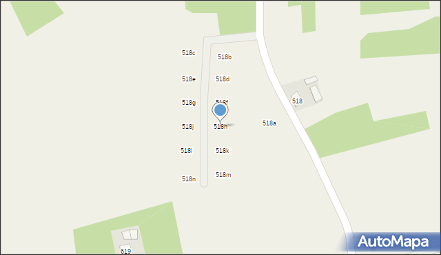 Pogwizdów, Pogwizdów, 518h, mapa Pogwizdów