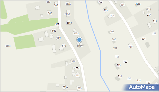 Pogwizdów, Pogwizdów, 568A, mapa Pogwizdów