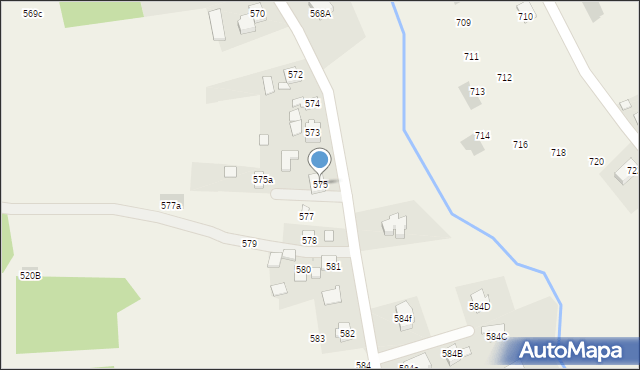 Pogwizdów, Pogwizdów, 575, mapa Pogwizdów
