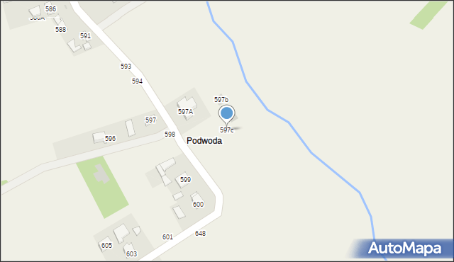 Pogwizdów, Pogwizdów, 597c, mapa Pogwizdów
