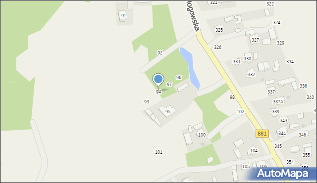 Pogwizdów, Pogwizdów, 94, mapa Pogwizdów