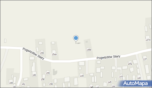 Pogwizdów Stary, Pogwizdów Stary, 149b, mapa Pogwizdów Stary