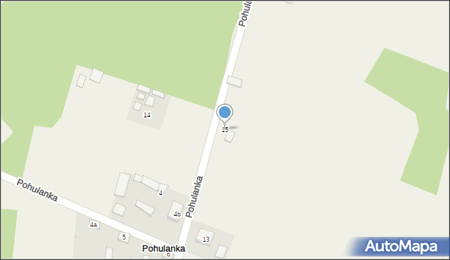 Pohulanka, Pohulanka, 15, mapa Pohulanka
