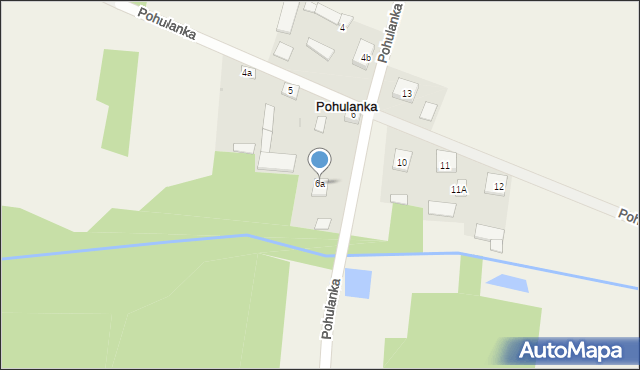 Pohulanka, Pohulanka, 6a, mapa Pohulanka