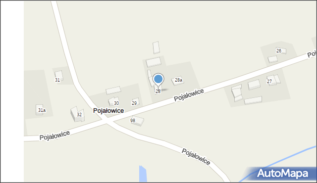 Pojałowice, Pojałowice, 28, mapa Pojałowice