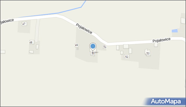 Pojałowice, Pojałowice, 50, mapa Pojałowice