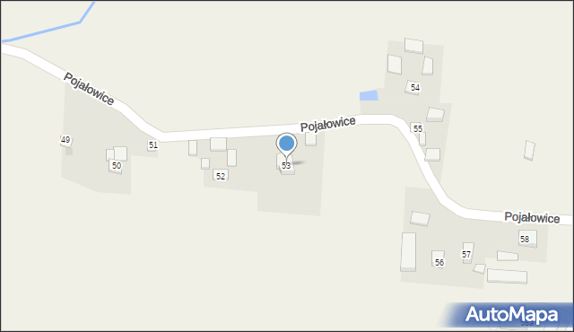 Pojałowice, Pojałowice, 53, mapa Pojałowice