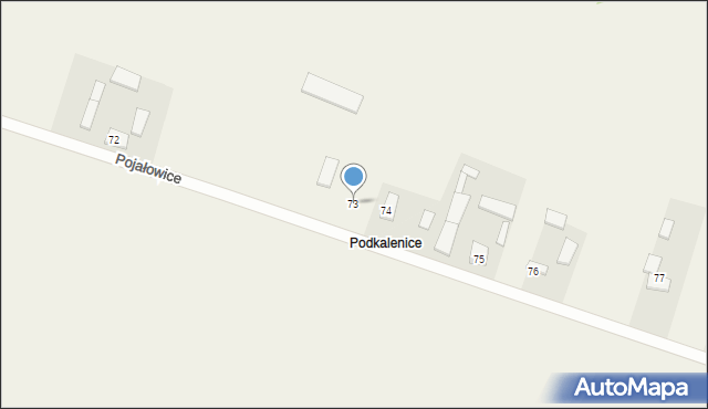 Pojałowice, Pojałowice, 73, mapa Pojałowice