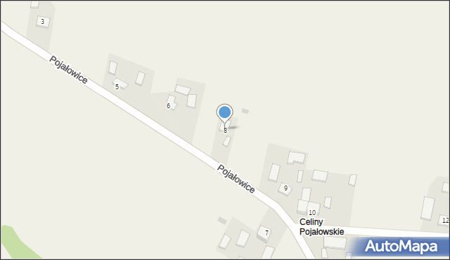 Pojałowice, Pojałowice, 8, mapa Pojałowice