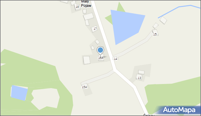 Pojawie, Pojawie, 16A, mapa Pojawie