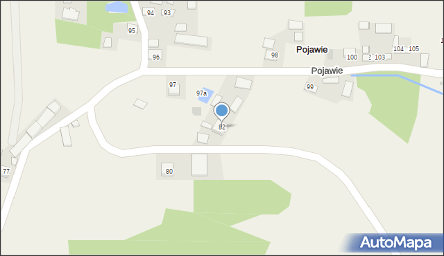 Pojawie, Pojawie, 82, mapa Pojawie
