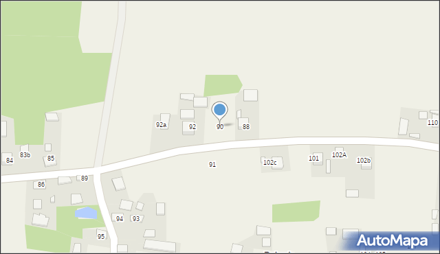 Pojawie, Pojawie, 90, mapa Pojawie