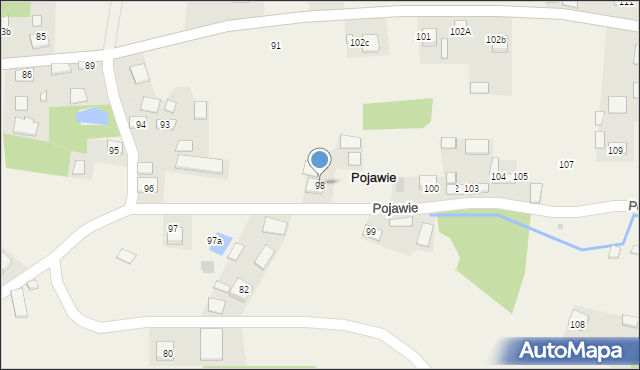 Pojawie, Pojawie, 98, mapa Pojawie