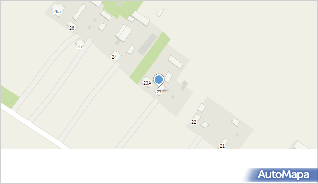 Pojelce, Pojelce, 23, mapa Pojelce