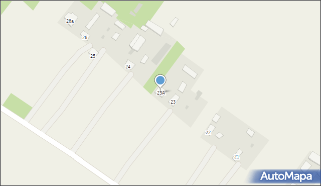 Pojelce, Pojelce, 23A, mapa Pojelce