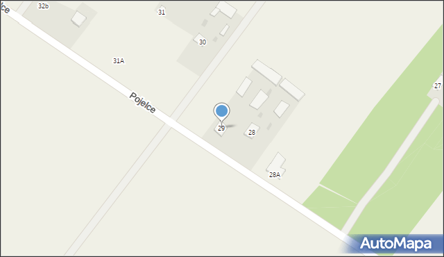Pojelce, Pojelce, 29, mapa Pojelce