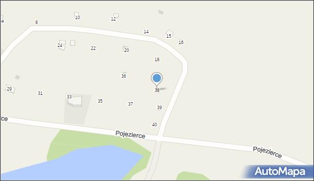 Pojezierce, Pojezierce, 38, mapa Pojezierce