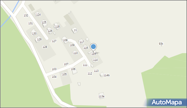 Pokrzywna, Pokrzywna, 115, mapa Pokrzywna