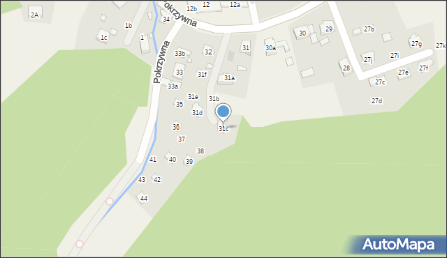 Pokrzywna, Pokrzywna, 31c, mapa Pokrzywna