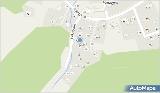 Pokrzywna, Pokrzywna, 35, mapa Pokrzywna