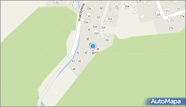 Pokrzywna, Pokrzywna, 39, mapa Pokrzywna