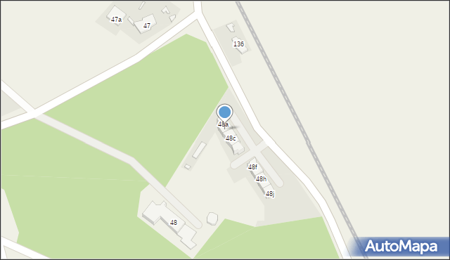 Pokrzywna, Pokrzywna, 48b, mapa Pokrzywna