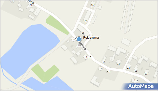 Pokrzywna, Pokrzywna, 19, mapa Pokrzywna