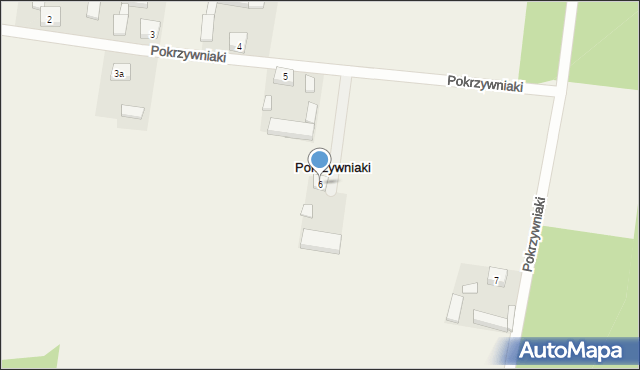 Pokrzywniaki, Pokrzywniaki, 6, mapa Pokrzywniaki