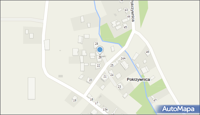 Pokrzywnica, Pokrzywnica, 26, mapa Pokrzywnica