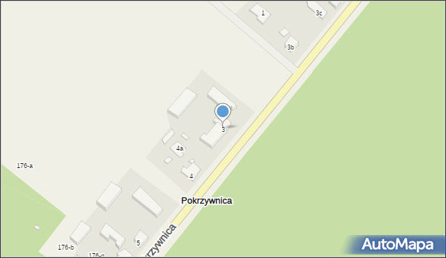 Pokrzywnica, Pokrzywnica, 3, mapa Pokrzywnica