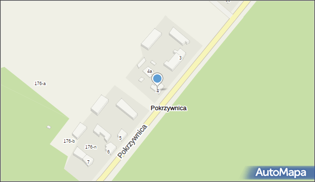 Pokrzywnica, Pokrzywnica, 4, mapa Pokrzywnica
