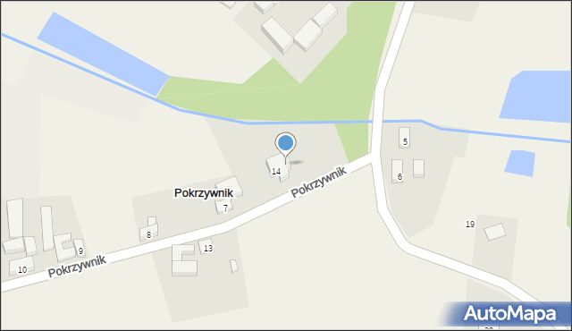 Pokrzywnik, Pokrzywnik, 14a, mapa Pokrzywnik