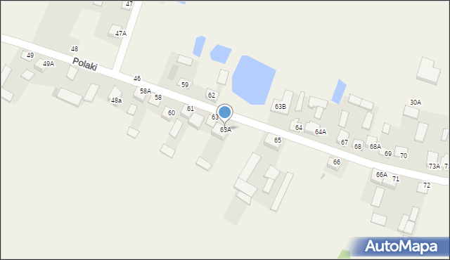 Polaki, Polaki, 63A, mapa Polaki