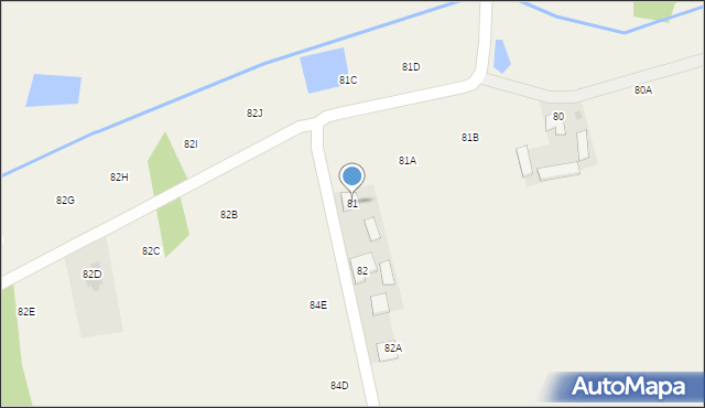 Polaki, Polaki, 81, mapa Polaki
