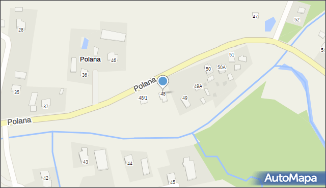 Polana, Polana, 48, mapa Polana