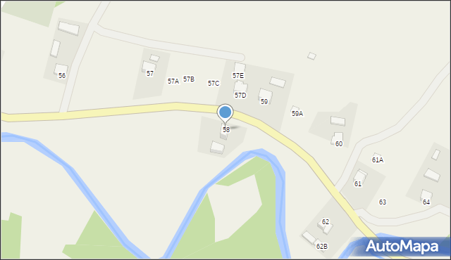 Polana, Polana, 58, mapa Polana