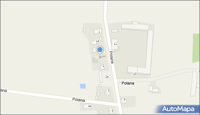 Polana, Polana, 1b, mapa Polana