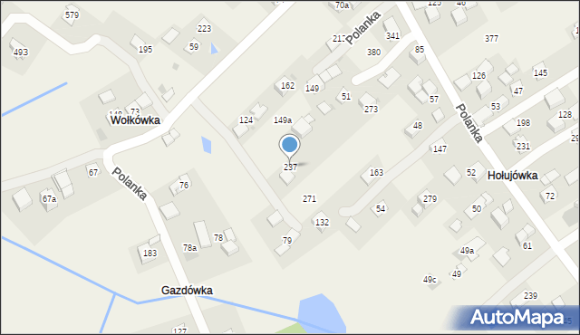 Polanka, Polanka, 237, mapa Polanka