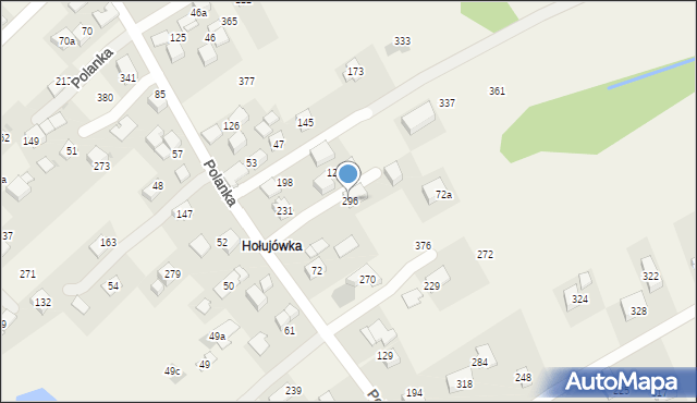 Polanka, Polanka, 296, mapa Polanka