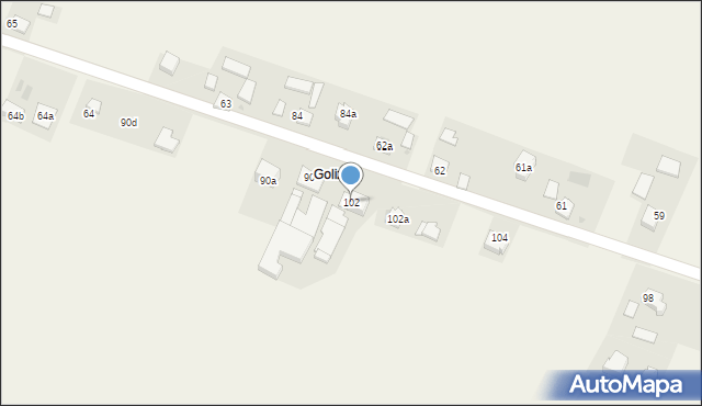 Polanowice, Polanowice, 102, mapa Polanowice