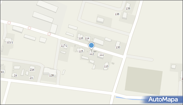 Polanowice, Polanowice, 113/2, mapa Polanowice