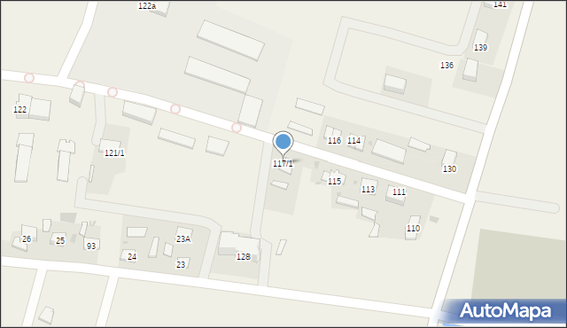 Polanowice, Polanowice, 117/1, mapa Polanowice