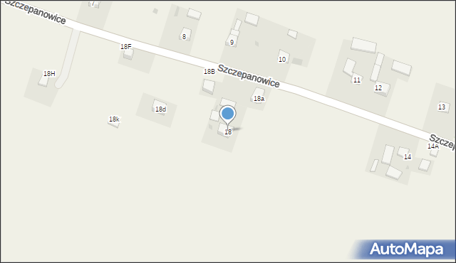 Polanowice, Polanowice, 18, mapa Polanowice