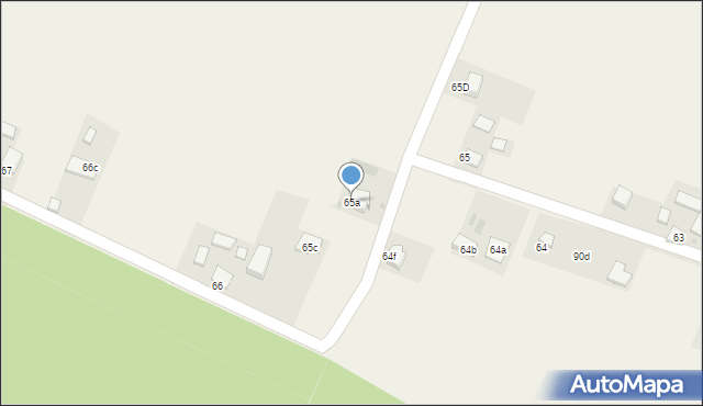 Polanowice, Polanowice, 65a, mapa Polanowice